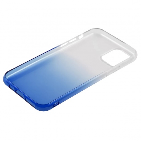 Чехол накладка силикон iBox Crystal для iPhone 11 Pro (градиент синий) - фото 3