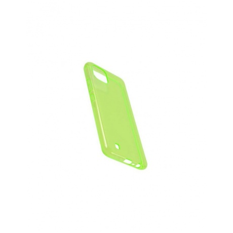 Чехол накладка силикон iBox Crystal для Realme C11 2021 (неоновый зеленый) - фото 3