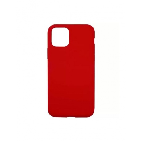 Чехол накладка силикон с микрофиброй Auckland для iPhone 11 (6.1&quot;)  with 4 sides, красный - фото 1