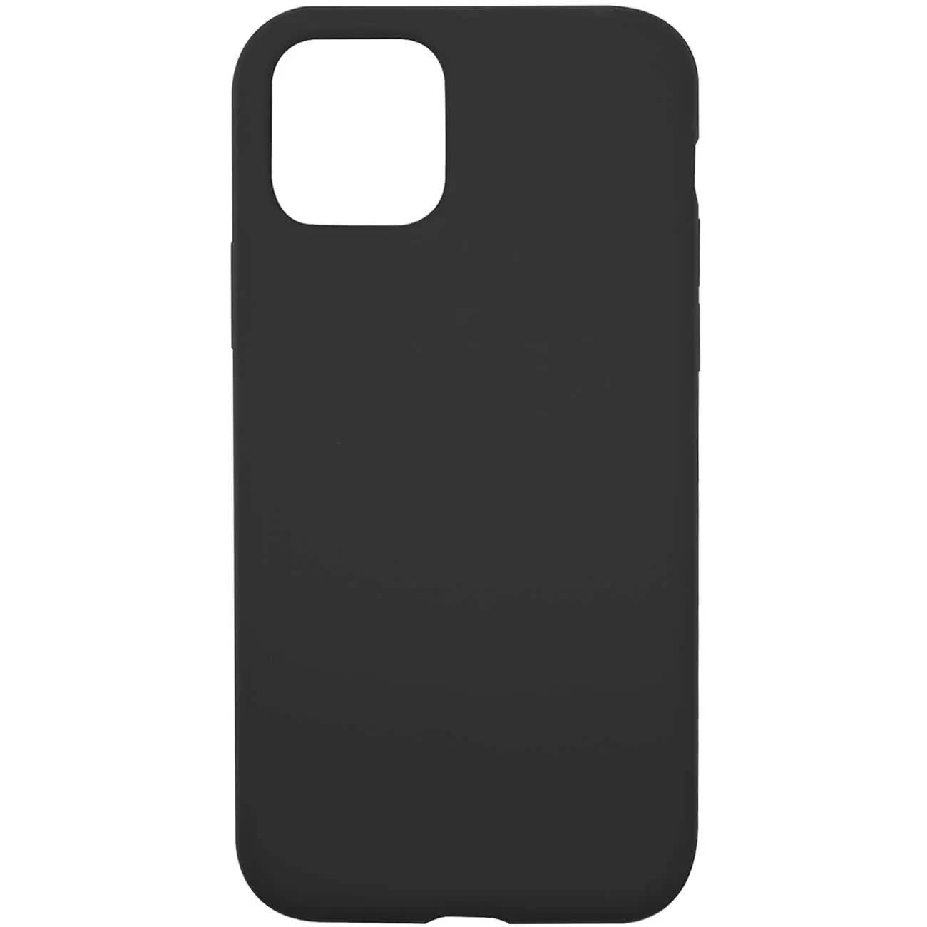 Чехол накладка силикон с микрофиброй Auckland для iPhone 11 Pro (5.8) with 4 sides, черный чехол накладка силикон с микрофиброй auckland для iphone 11 pro 5 8 with 4 sides черный