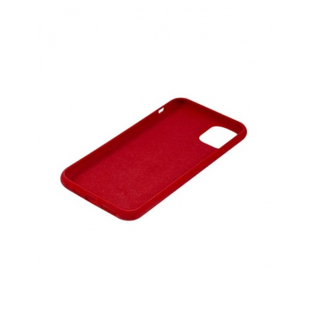 Чехол накладка силикон с микрофиброй Auckland для iPhone 11 Pro Max (6.5&quot;) with 4 sides, красный - фото 2