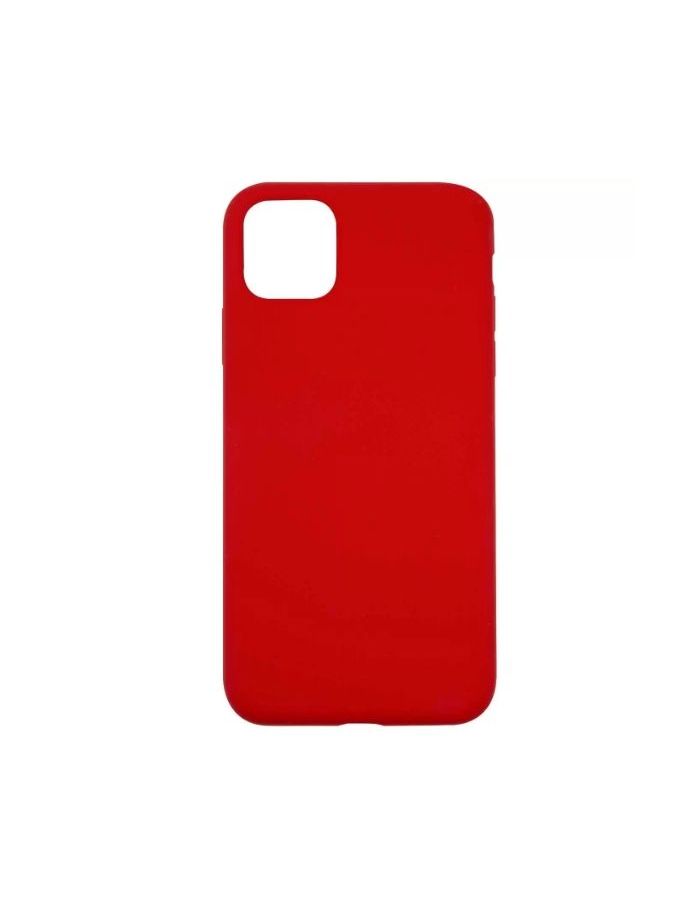 Чехол накладка силикон с микрофиброй Auckland для iPhone 11 Pro Max (6.5) with 4 sides, красный чехол накладка силикон с микрофиброй auckland для iphone 11 pro 5 8 with 4 sides черный