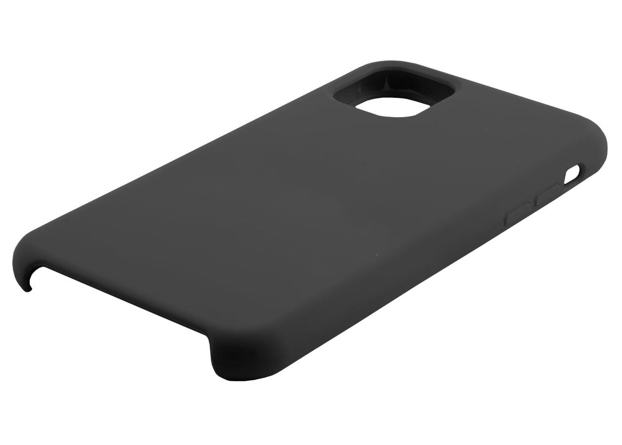 Чехол накладка силикон с микрофиброй Orlando для iPhone 11 Pro (5.8) with 3 sides, черный чехол накладка силикон с микрофиброй auckland для iphone 11 pro 5 8 with 4 sides черный