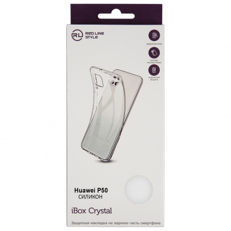 Чехол накладка силикон iBox Crystal для Huawei P50 (прозрачный) - фото 3