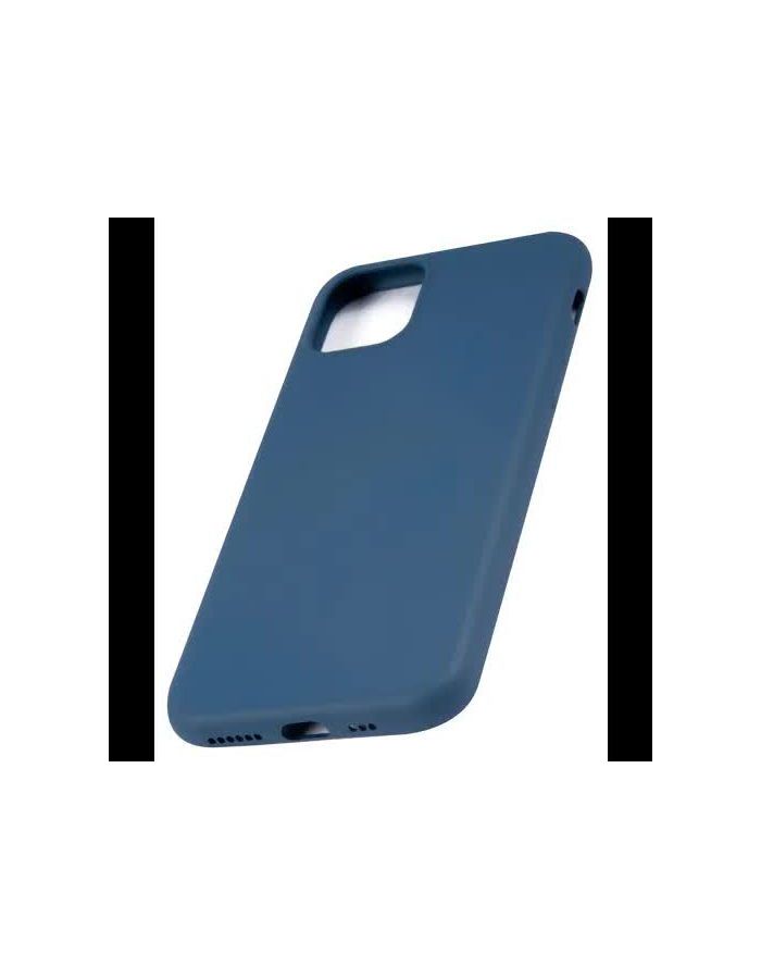 цена Чехол силиконовый mObility для iPhone 11 (синий) УТ000019160