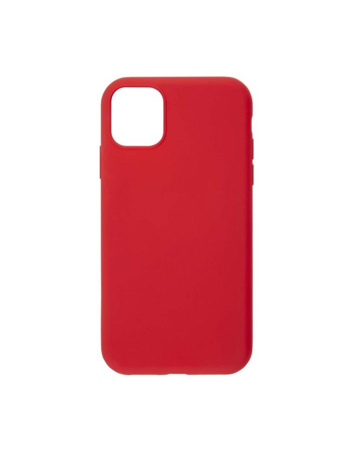 Чехол силиконовый mObility для iPhone 11 Pro Max (красный) УТ000019165 чехол силиконовый mobility для iphone 14 pro max прозрачный