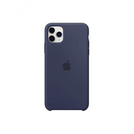 Чехол силиконовый mObility для iPhone 11 Pro Max (синий) УТ000019166 - фото 1