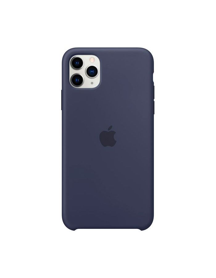 Чехол силиконовый mObility для iPhone 11 Pro Max (синий) УТ000019166 чехол силиконовый mobility для iphone 14 pro max прозрачный