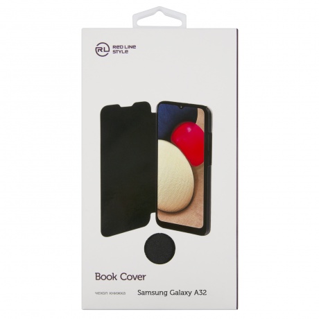 Чехол-книжка Red Line Book Cover New для Samsung Galaxy A32 (черный) УТ000024700 - фото 1