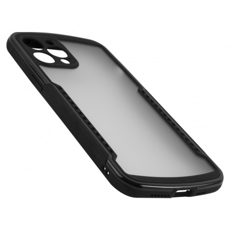 Чехол-накладка Xundd Alpha для iPhone 12 Pro Max, противоударный, матовый, черный - фото 4