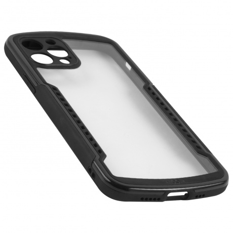 Чехол-накладка Xundd Alpha для iPhone 12 Pro, противоударный, черный - фото 4