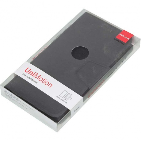 Чехол универсальный iBox UniMotion, для телефонов 3.5-4.5 дюйма (черный) - фото 5