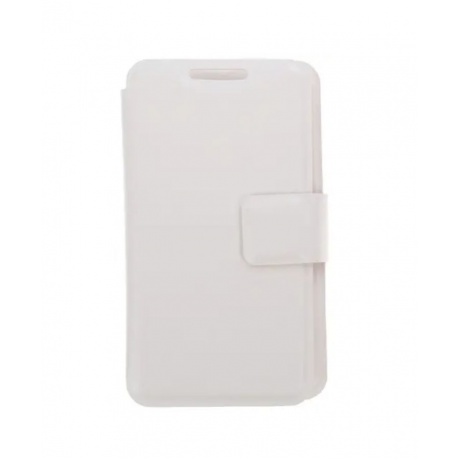 Чехол универсальный iBox Universal Slide, для телефонов 4,2-5 дюймов (белый) - фото 1