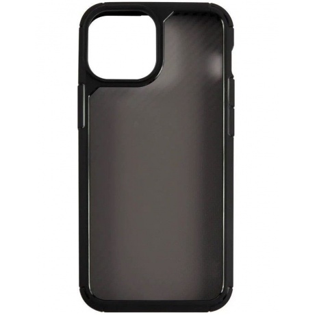 Чехол накладка Carbon Design Usams US-BH772 для iPhone 13 mini матовый черный (IP13MIKJ01) - фото 1