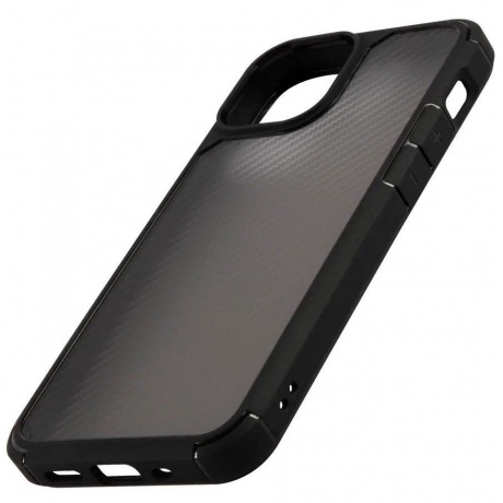 Чехол накладка Carbon Design Usams US-BH772 для iPhone 13 mini матовый черный (IP13MIKJ01) - фото 2
