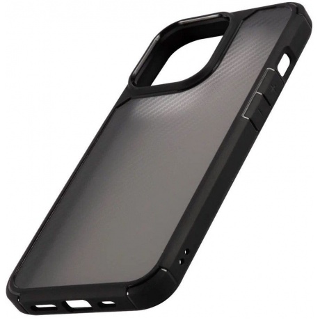 Чехол накладка Carbon Design Usams US-BH774 для iPhone 13 Pro матовый черный (IP13PKJ01) - фото 2