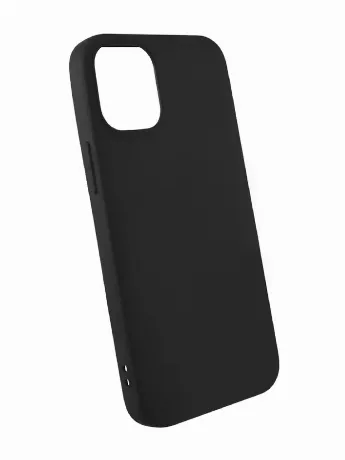 Чехол защитный TPU LuxCase для Apple iPhone 13, Чёрный, 1,1 мм