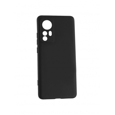 

Чехол защитный TPU LuxCase для Xiaomi 12 Pro, Чёрный, 1,1 мм