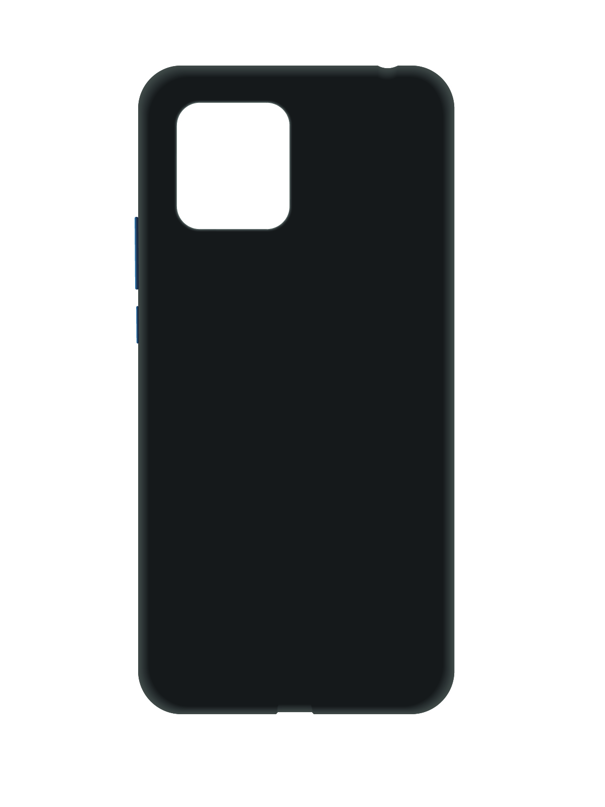 Чехол защитный TPU LuxCase для Xiaomi Mi 11 Lite, Чёрный, 1,1 мм чехол защитный усиленный tpu luxcase для xiaomi redmi 9c прозрачный 1 5 мм