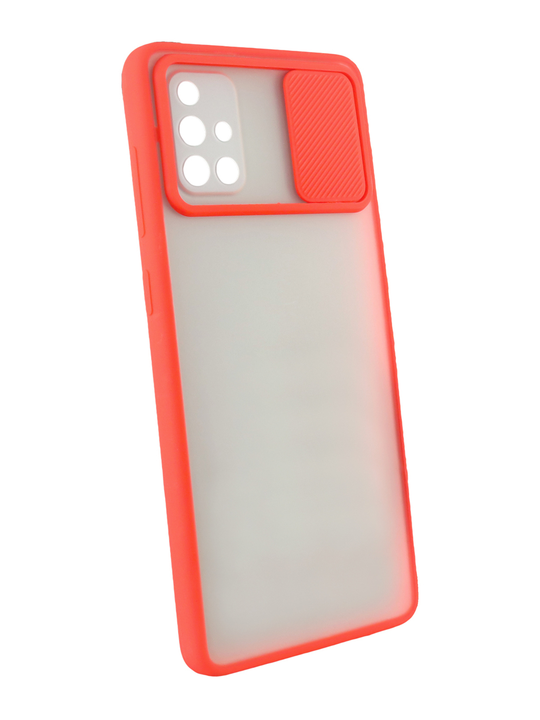 Чехол защитный TPU+PC с крышкой LuxCase для Samsung Galaxy A71, Красный, 2 мм для huawei y6p противоударный hd прозрачный силиконовый тпу мягкий чехол для мобильного телефона чехол накладка на заднюю крышку чехол funda