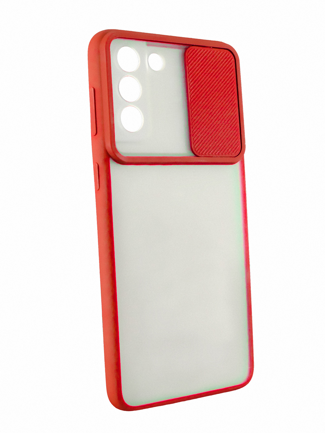 

Чехол защитный TPU+PC с крышкой LuxCase для Samsung Galaxy S21 Plus, Красный, 2 мм