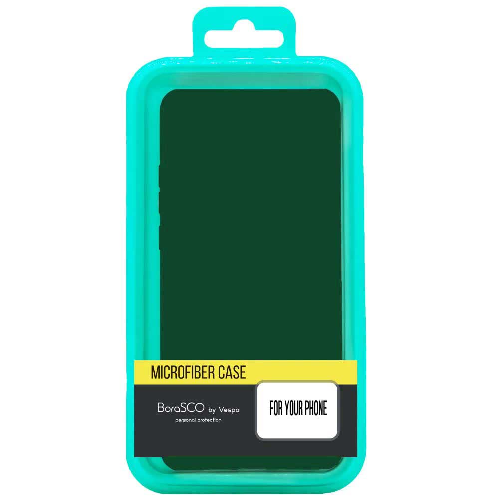 Чехол BoraSCO Microfiber Case для Realme C30 зеленый опал чехол borasco microfiber case для realme c35 зеленый опал