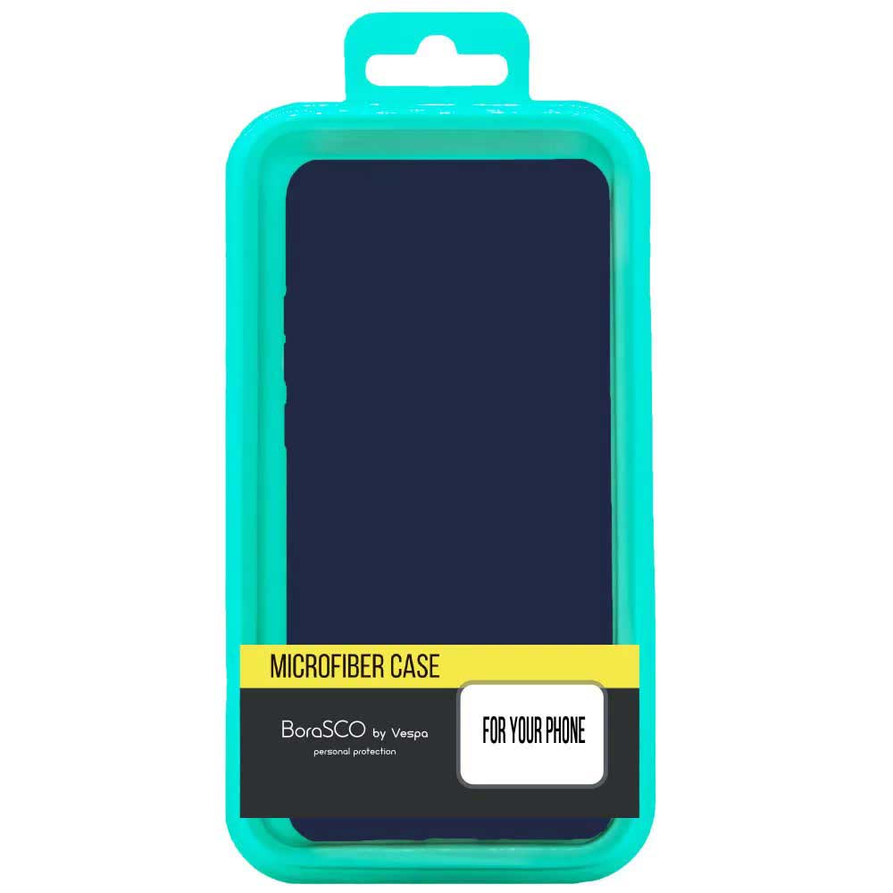 Чехол BoraSCO Microfiber Case для Realme C30 синий чехол накладка borasco realme c30 microfiber зеленый
