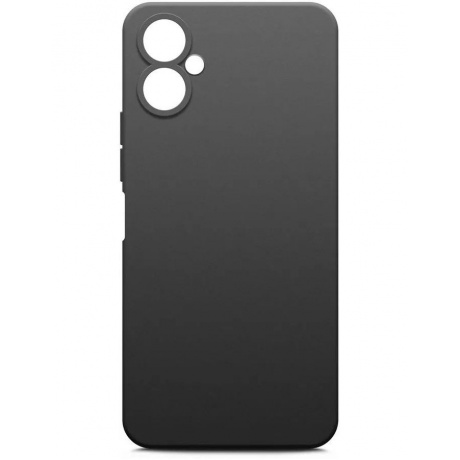 Чехол BoraSCO Silicone Case матовый для Tecno Camon 19 Neo черный - фото 1