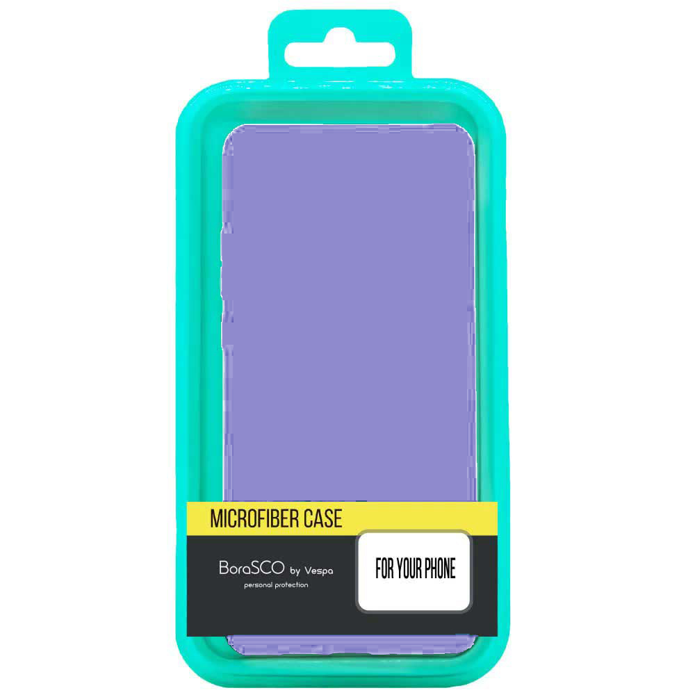 Чехол BoraSCO Microfiber Case для Xiaomi Redmi 10A лавандовый чехол на xiaomi redmi 10a ксиоми релми 10а силиконовый с защитной подкладкой из микрофибры синий microfiber case brozo