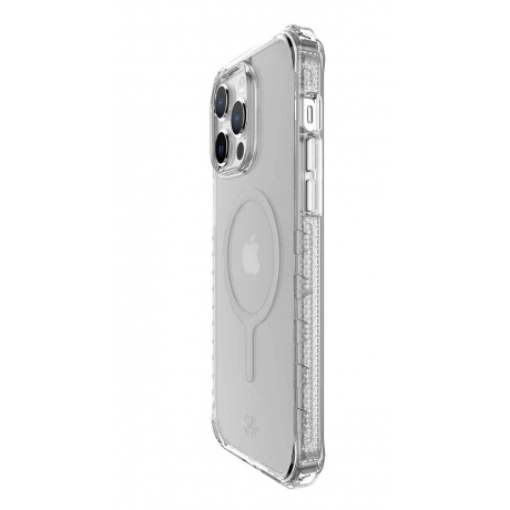 Чехол антибактериальный ITSKINS SUPREME CLEAR для iPhone 14 Pro Max ( 6.7&quot;), белый/прозрачный, , шт - фото 6