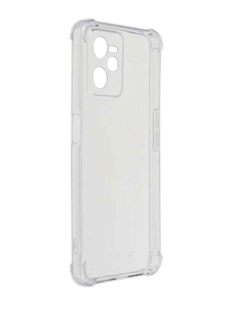 Чехол силиконовый iBox Crystal для Realme C35, с усиленными углами (прозрачный) дизайнерский силиконовый с усиленными углами чехол для хуавей р30 лайт huawei p30 lite единорожка