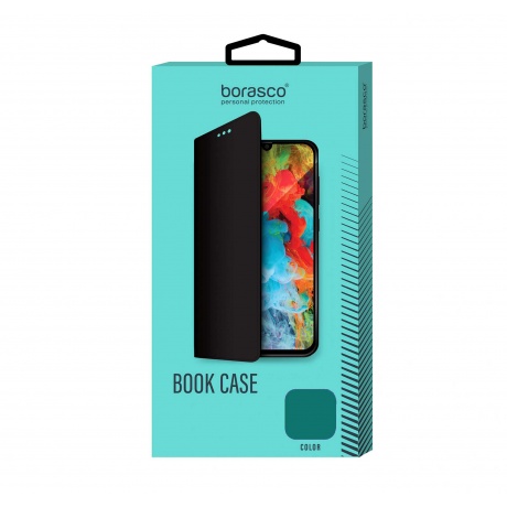 Чехол BoraSCO Book Case для Realme C35 зеленый опал - фото 1