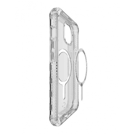 Чехол антибактериальный ITSKINS SUPREME CLEAR для iPhone 14 Plus ( 6.7&quot;), MagSafe/прозрачный - фото 3