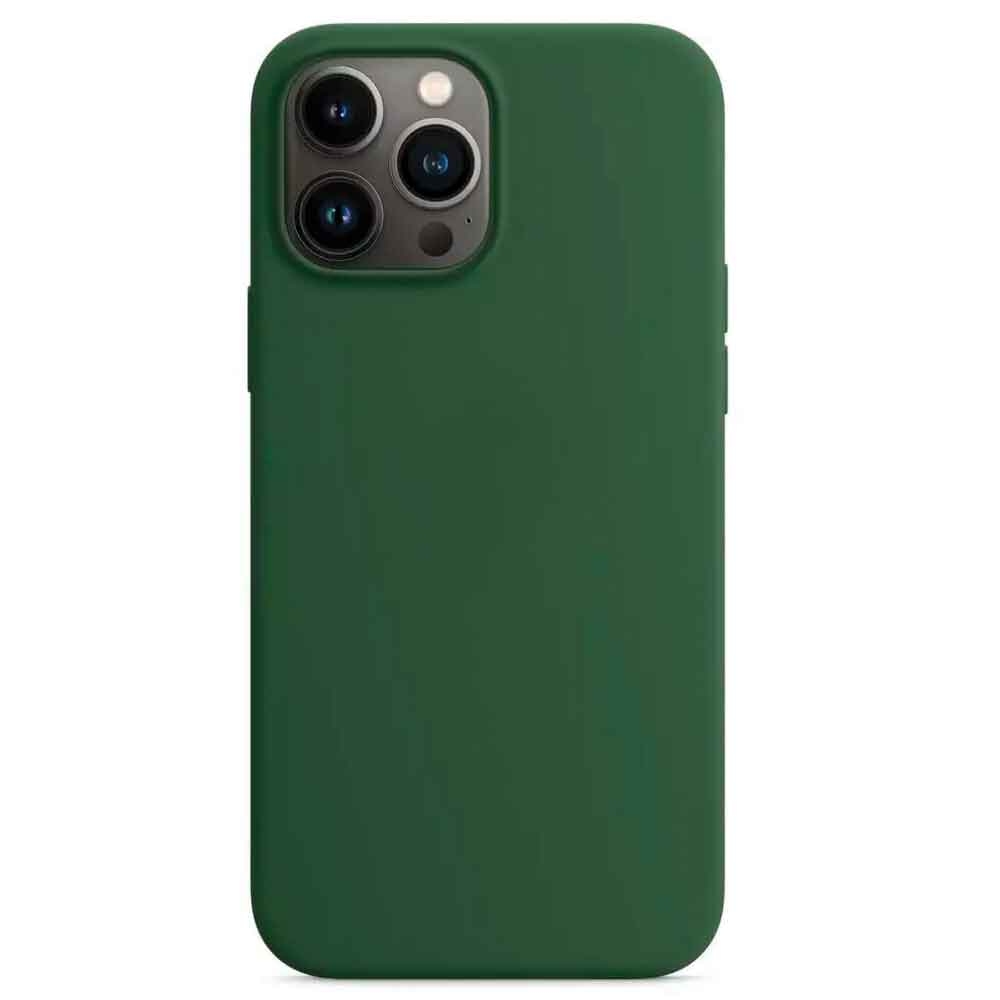 Чехол силиконовый Red Line для iPhone 14 Plus, для MagSafe с микрофиброй, Pine Green