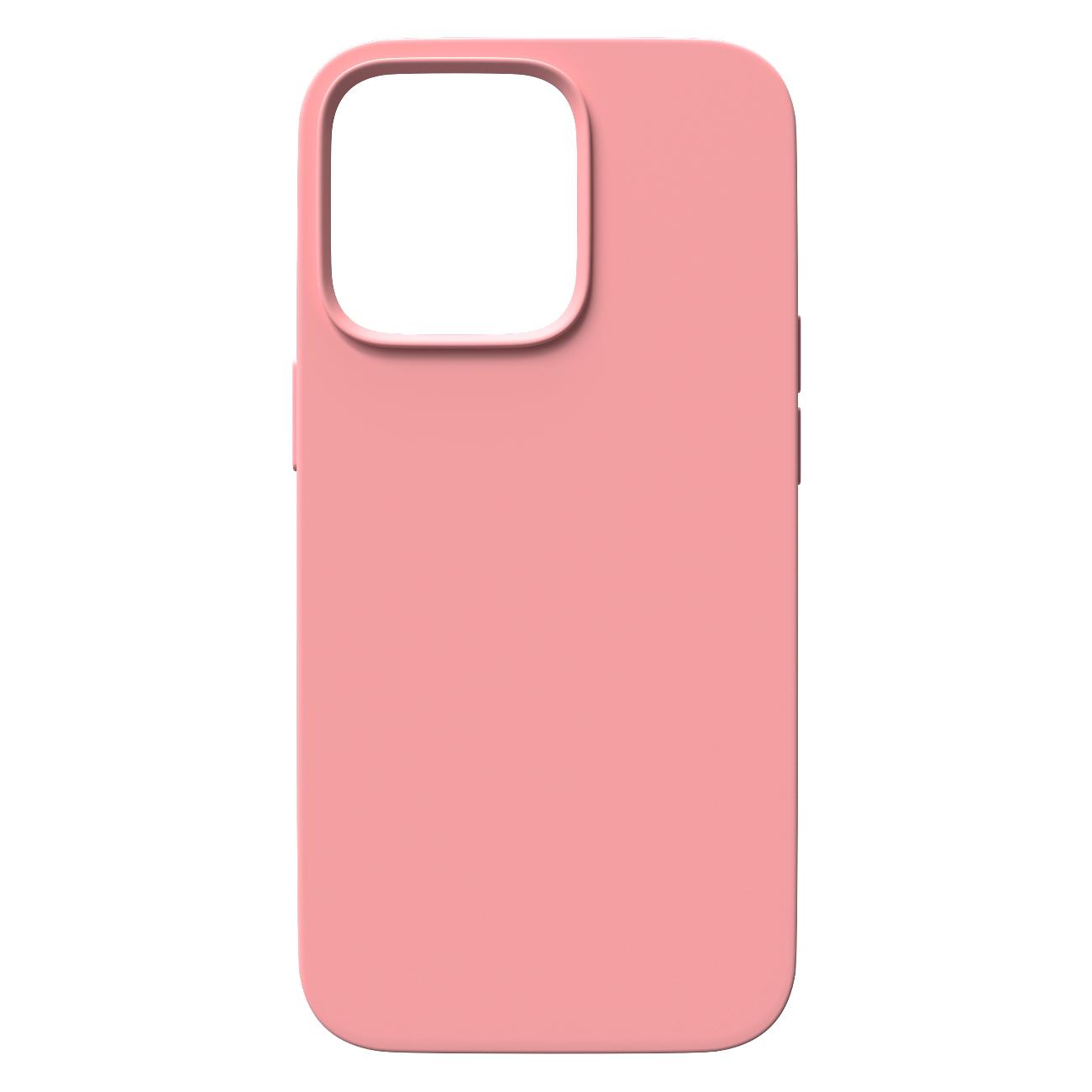 Чехол силиконовый Red Line для iPhone 14 Plus, с микрофиброй, Pink Sand чехол силиконовый red line для iphone 14 plus с микрофиброй blue fog
