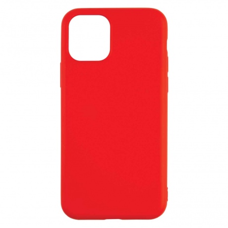 Чехол силиконовый Red Line для iPhone 14 Pro Max, с микрофиброй, Red - фото 1