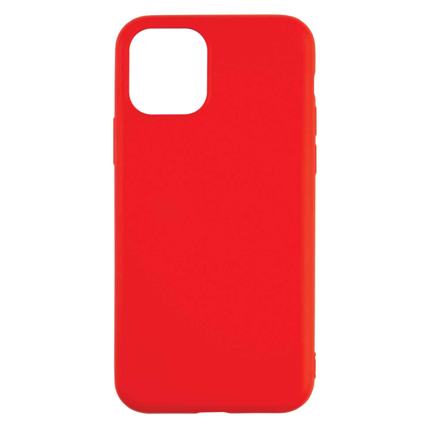 Чехол силиконовый Red Line для iPhone 14 Pro Max, с микрофиброй, Red чехол силиконовый red line для iphone 14 pro max с микрофиброй blue fog ут000032572
