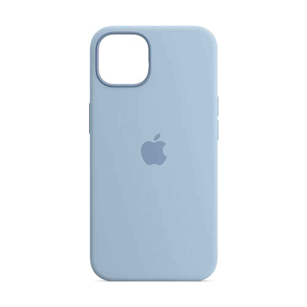 Чехол силиконовый Red Line для iPhone 14, с микрофиброй, Blue Fog