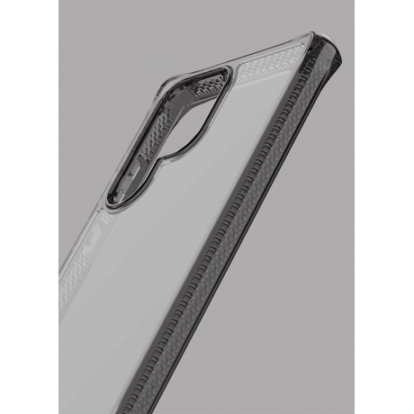 Чехол-накладка ITSKINS HYBRID CLEAR для Samsung Galaxy S23 Ultra, черный/прозрачный - фото 8