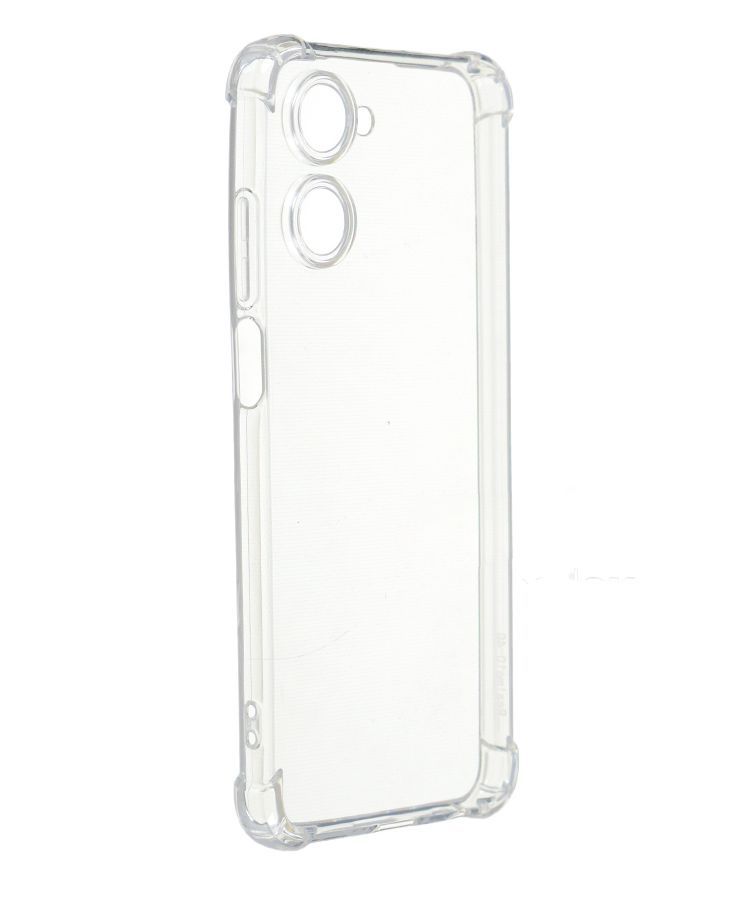 Накладка силикон iBox Crystal для Realme 10, с усиленными углами (прозрачный) накладка силикон ibox crystal для honor x7 2022 с усиленными углами прозрачный