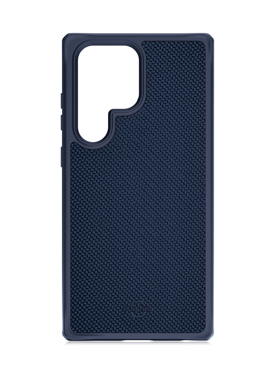 Чехол-накладка ITSKINS BALLISTIC R NYLON для Samsung Galaxy S23 Ultra, тёмно-синий цена и фото