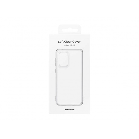 Чехол Samsung Soft Clear Cover A336 (A33) Transparent (EF-QA336TTEG) - фото 6