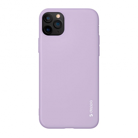 Чехол Deppa Gel Color Case для Apple iPhone 11 Pro Max лавандовый картон 87250 состояние хорошее - фото 1