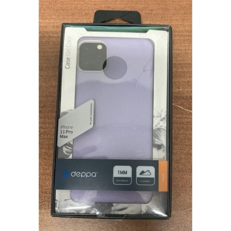 Чехол Deppa Gel Color Case для Apple iPhone 11 Pro Max лавандовый картон 87250 состояние хорошее - фото 6
