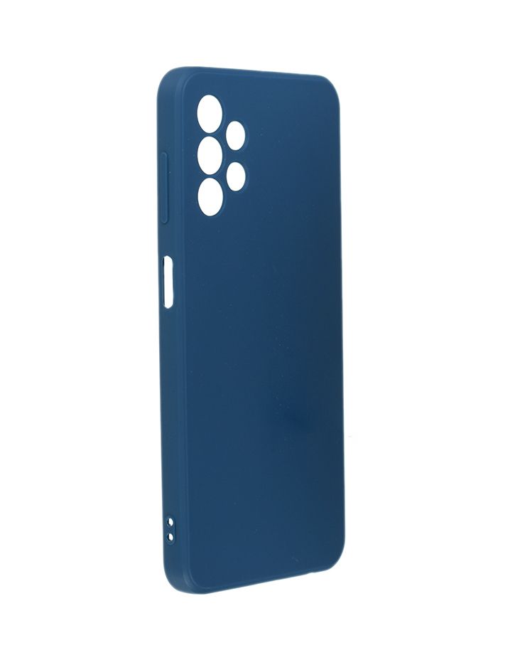 Накладка силикон iBox Case для Samsung Galaxy A13 с защитой камеры и подложкой, синий чехол накладка для samsung a13 5g с защитой камеры прозрачная