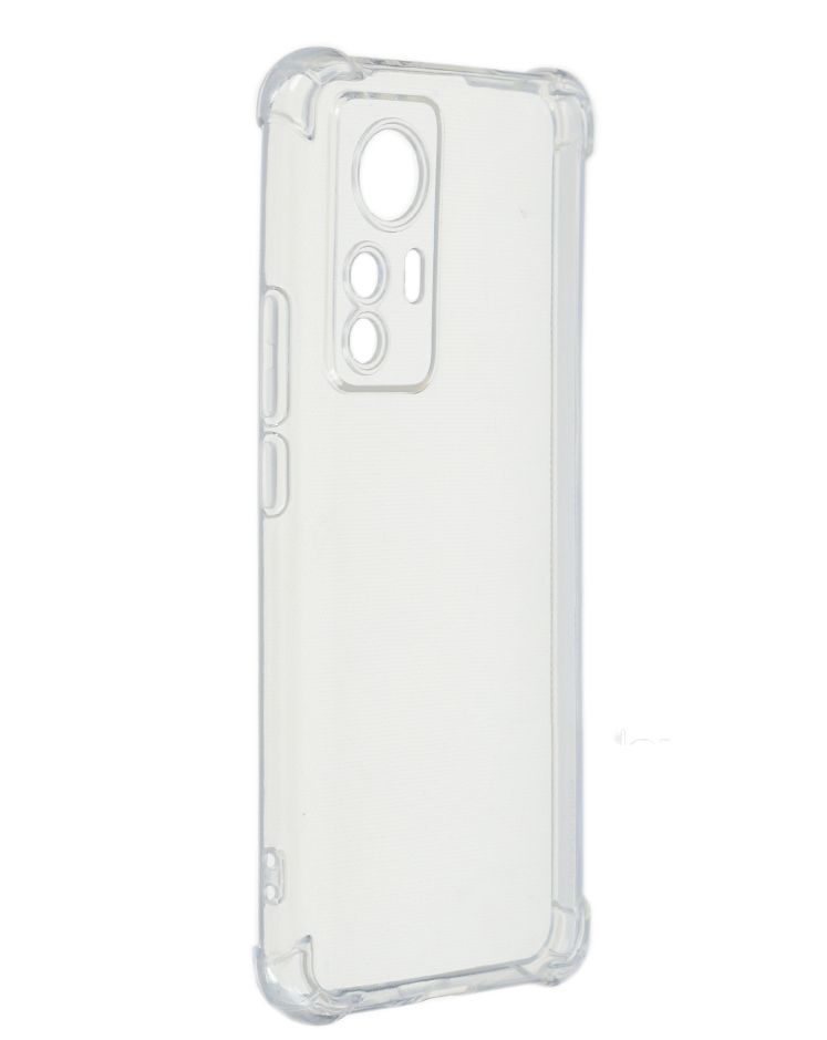 Накладка силикон iBox Crystal для Xiaomi 12T, с усиленными углами (прозрачный) накладка силикон ibox crystal для honor x7 2022 с усиленными углами прозрачный