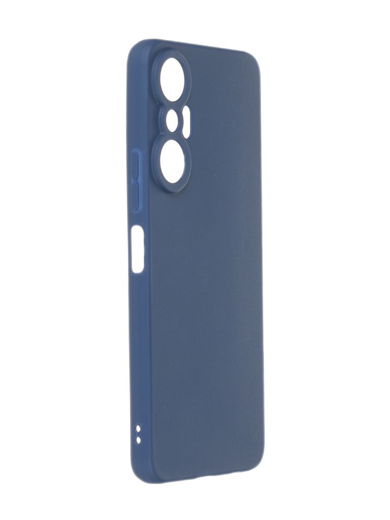 Чехол BoraSCO Silicone Case матовый для Infinix HOT 20s синий чехол borasco silicone case матовый для infinix hot 12i черный