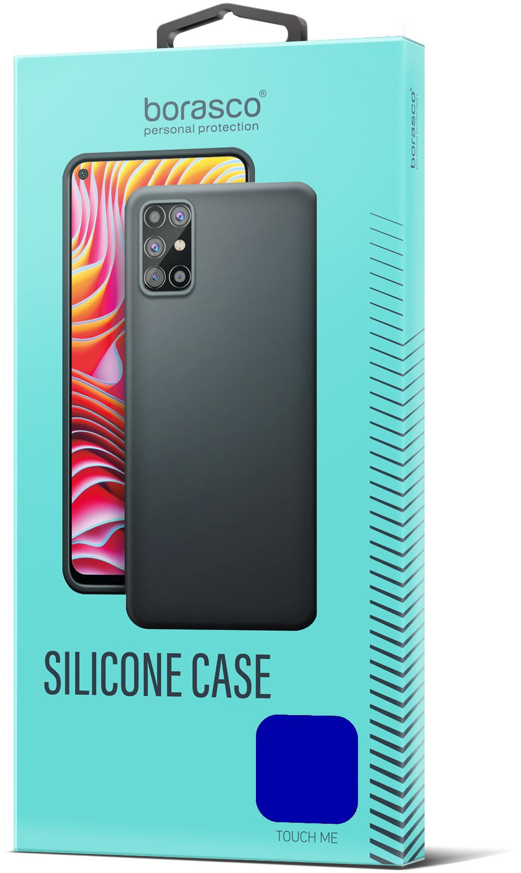 Чехол BoraSCO Silicone Case матовый для Realme C30/ C30s синий чехол накладка krutoff silicone case для realme c30 c30s черный