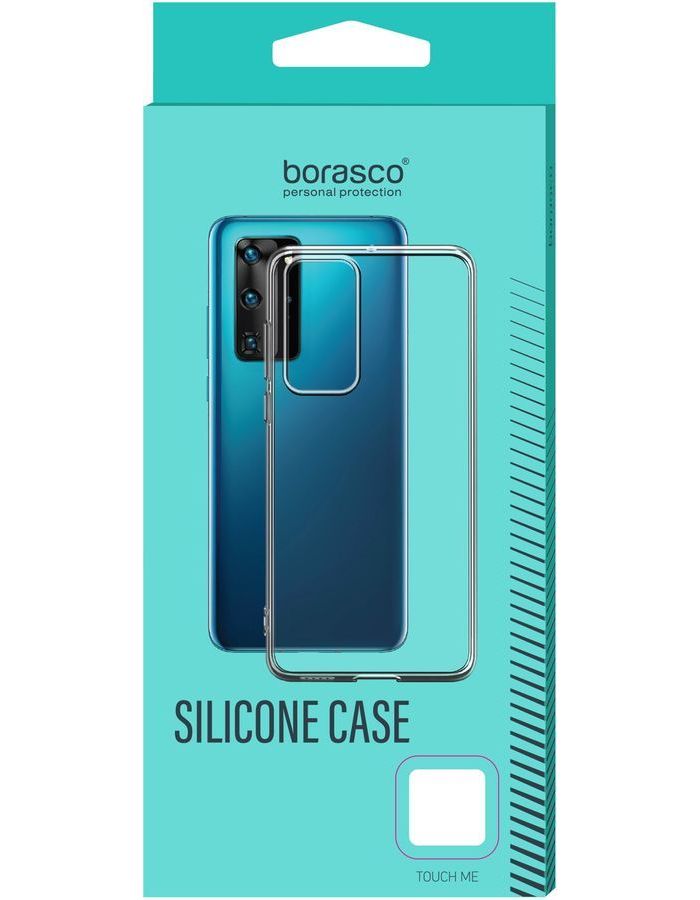 Чехол BoraSCO силиконовый для Samsung Galaxy S23+ прозрачный