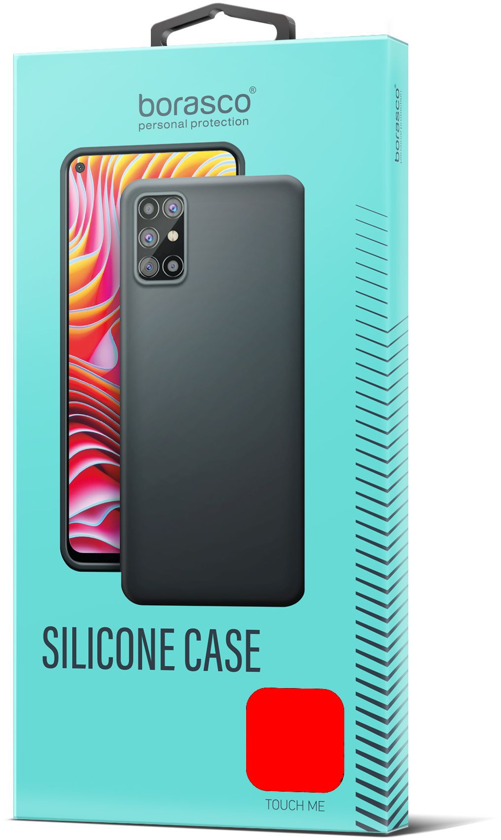 Чехол BoraSCO Silicone Case матовый для Realme C30/ C30s красный чехол накладка krutoff silicone case для realme c30 c30s матча